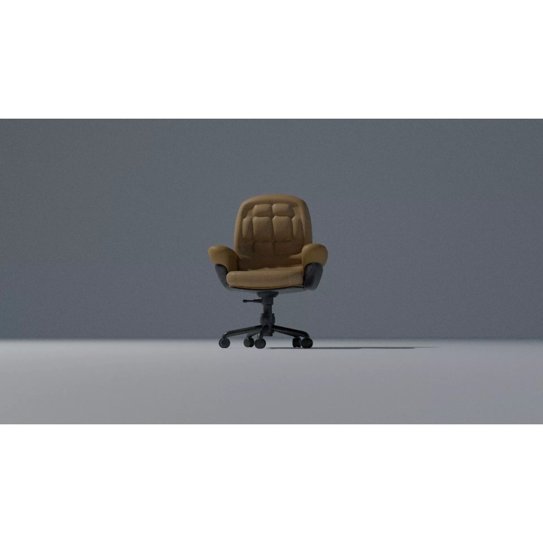 Cyberpunk Office Chair 3D Model – Realistic Furniture Asset, PBR Textures - View 24