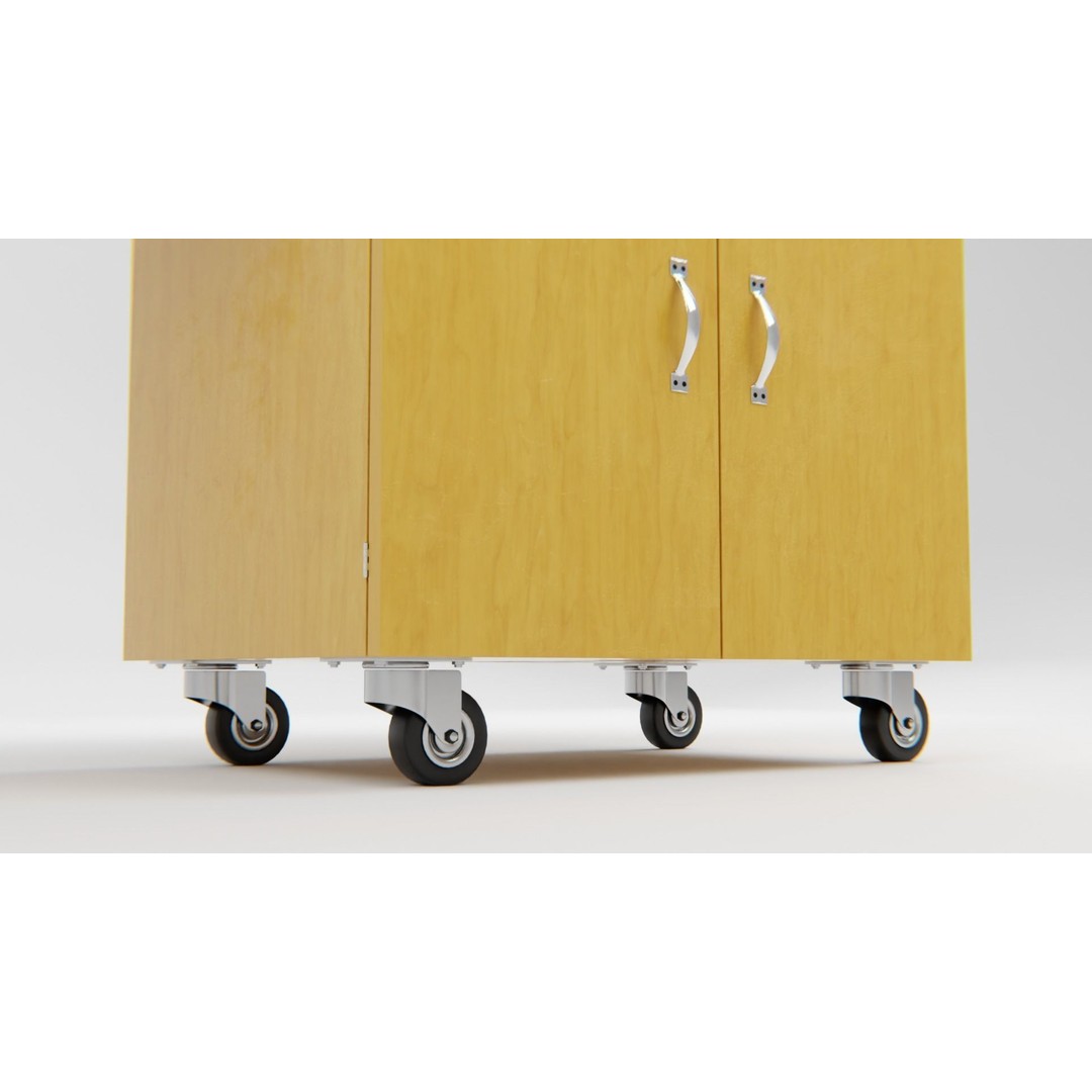 Drawer Storage Cabinet 3D Model – Detailed Rigged Asset, FBX, OBJ - View 13