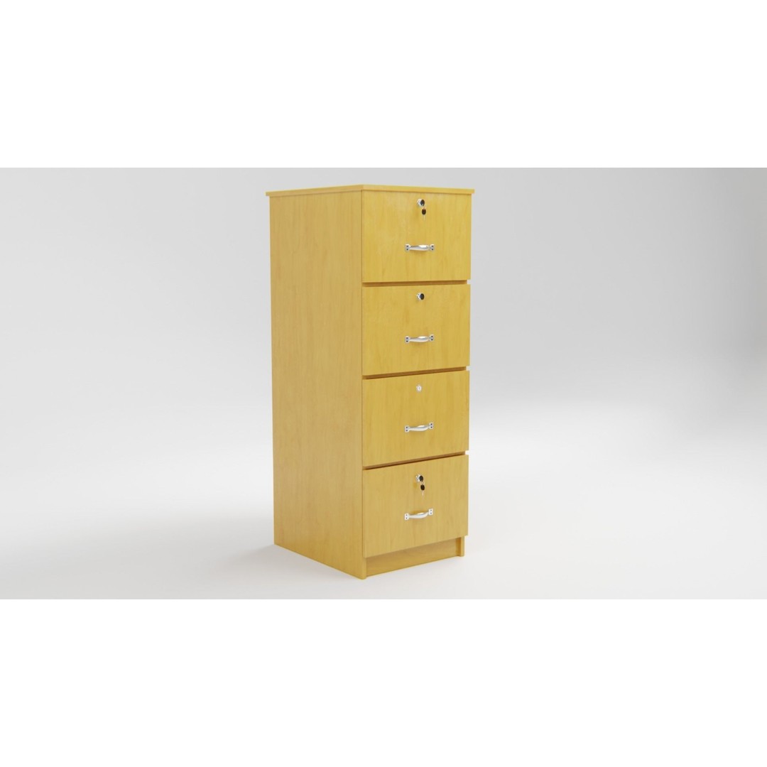 Drawer Storage Cabinet 3D Model – Detailed Rigged Asset, FBX, OBJ - View 14