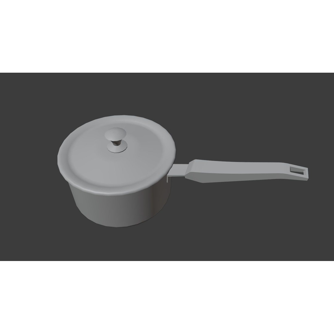 Cooking Appliances 3D Model – Low Poly Game-Ready Kitchenware, FBX - View 32