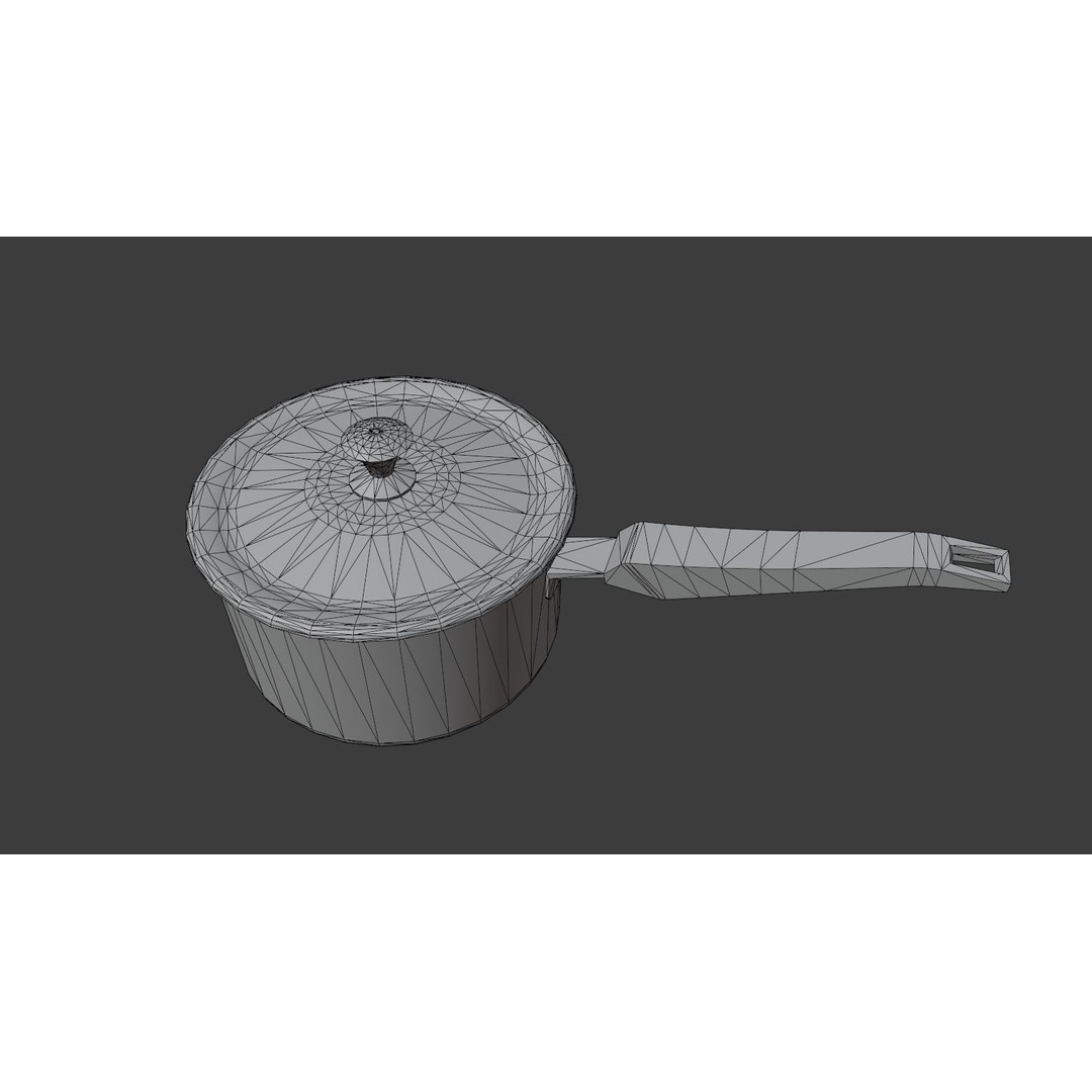 Cooking Appliances 3D Model – Low Poly Game-Ready Kitchenware, FBX - View 33