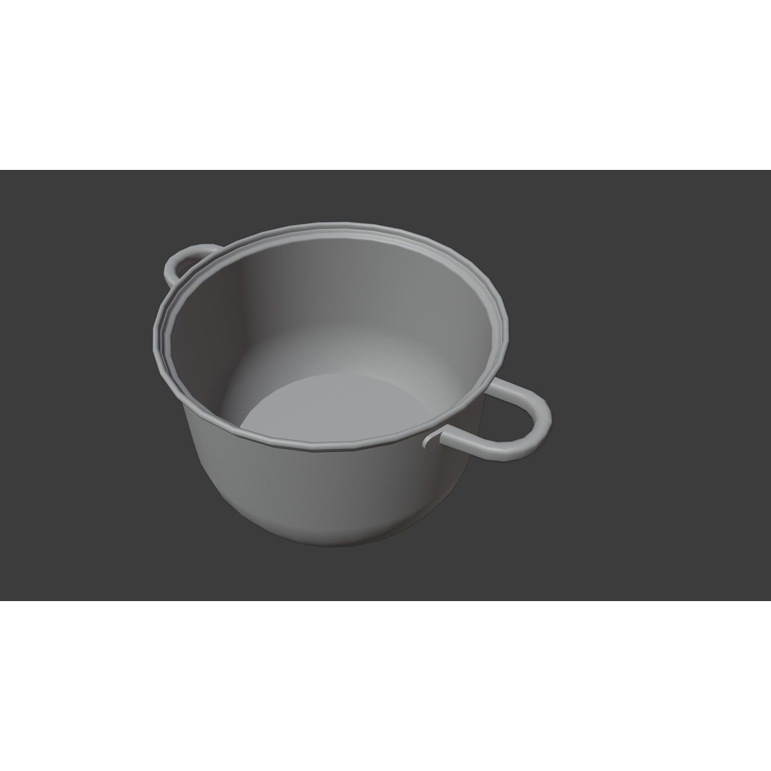 Cooking Appliances 3D Model – Low Poly Game-Ready Kitchenware, FBX - View 34