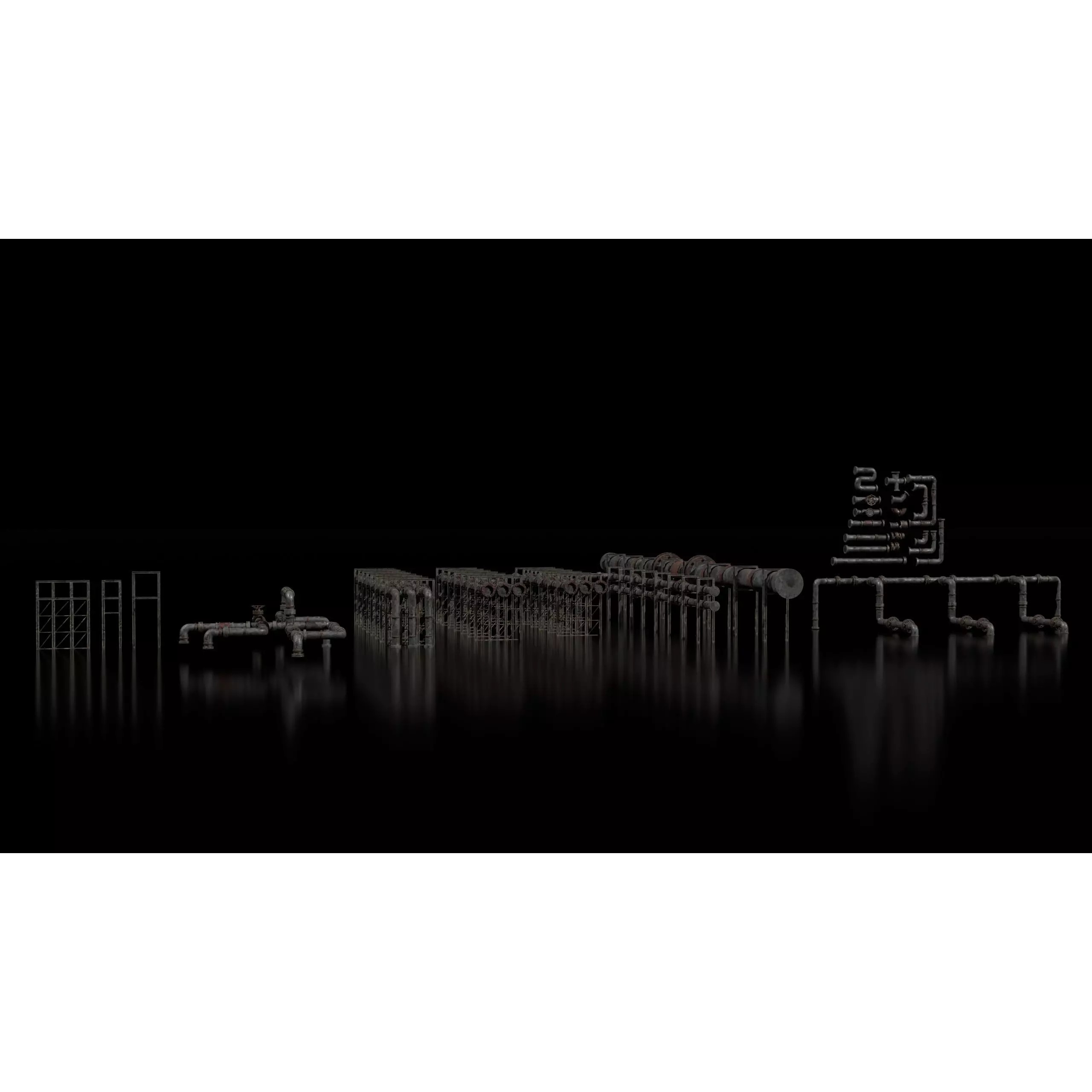 Foundry Industrial Asset Pack - Game-Ready 3D Model - View 10