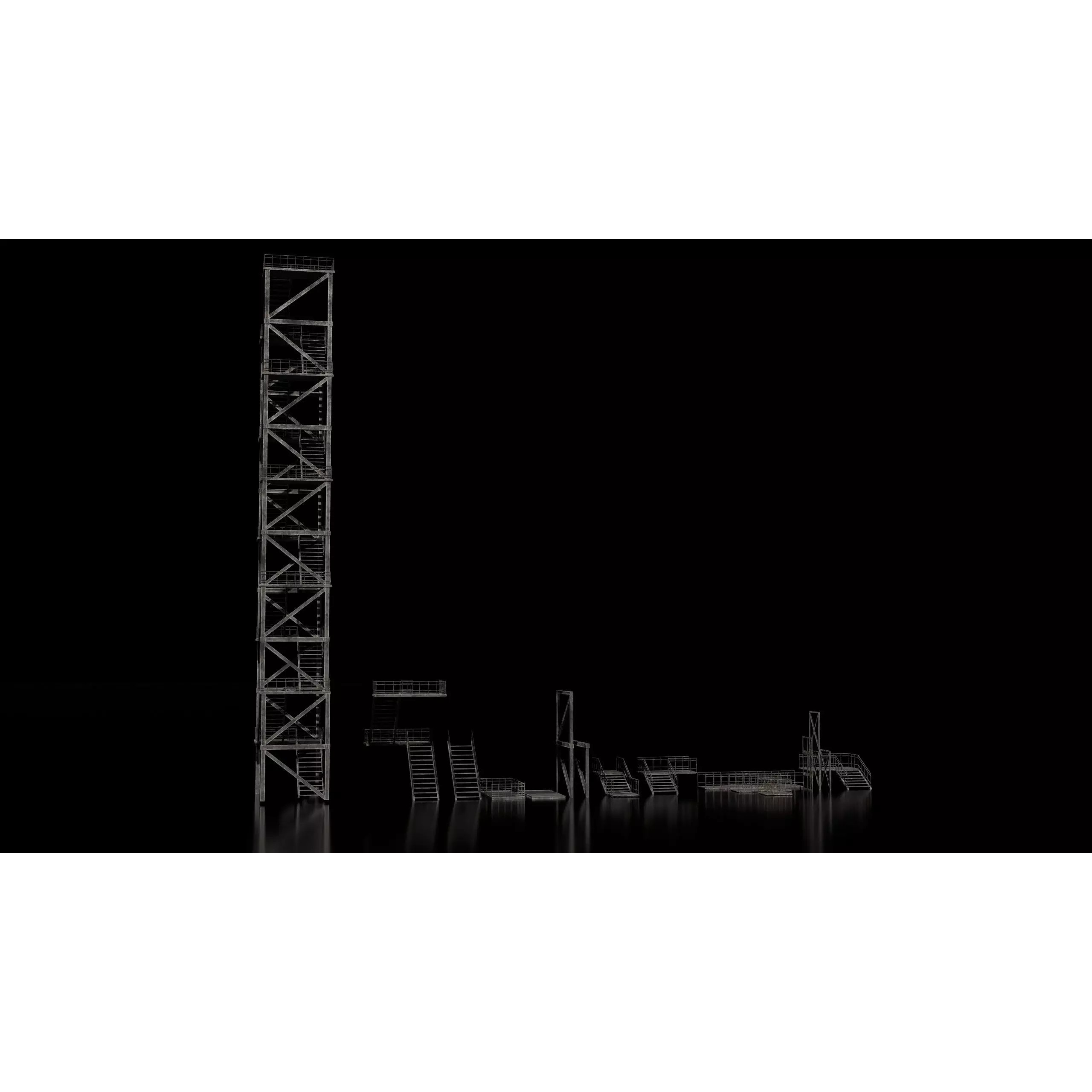 Foundry Industrial Asset Pack - Game-Ready 3D Model - View 11