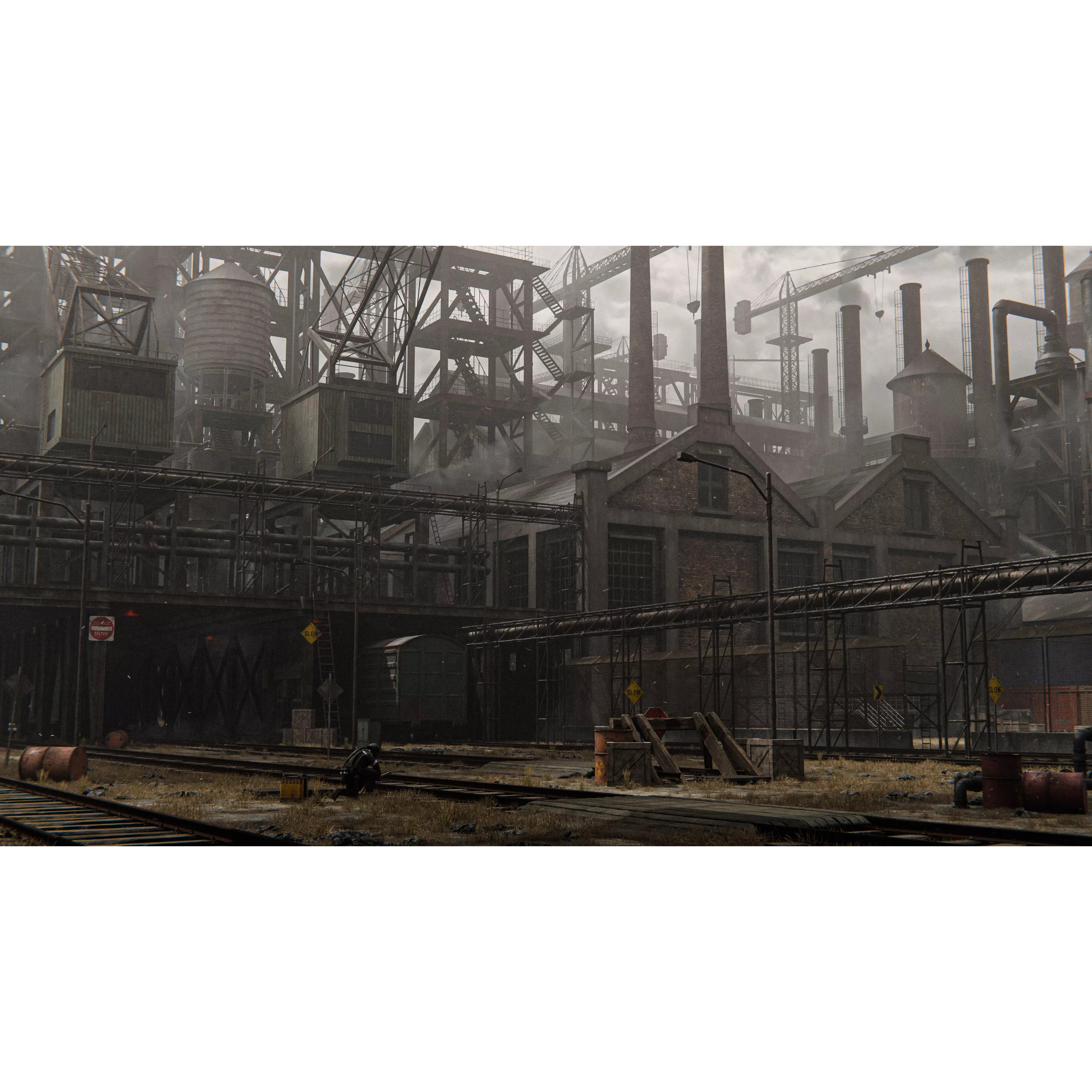 Foundry Industrial Asset Pack - Game-Ready 3D Model - View 3