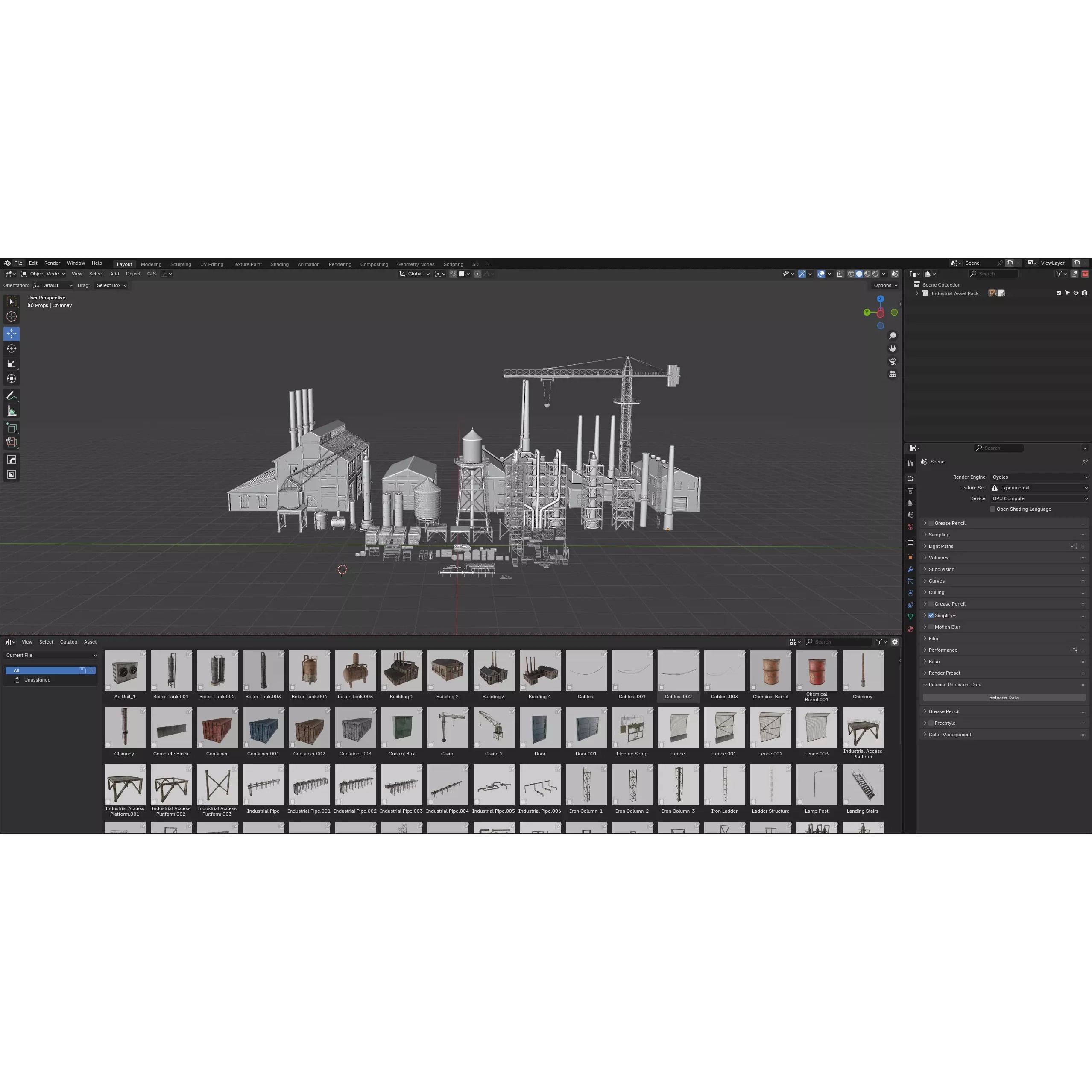 Foundry Industrial Asset Pack - Game-Ready 3D Model - View 6