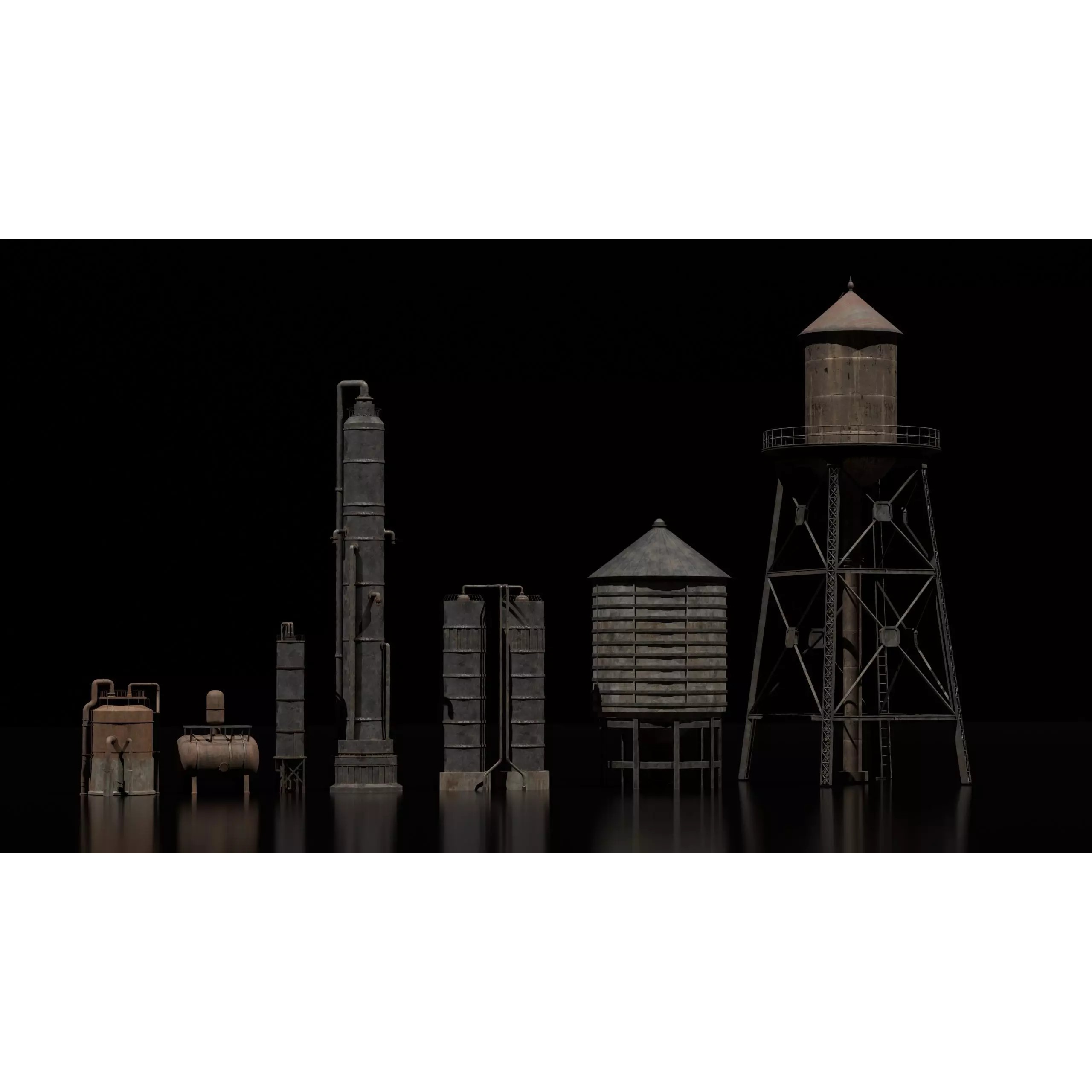 Foundry Industrial Asset Pack - Game-Ready 3D Model - View 9