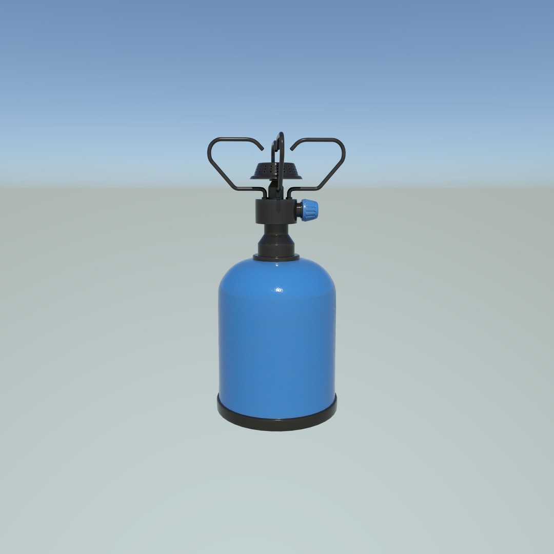 Stove Cylinder 3D Model – PBR Game-Ready Asset, FBX, OBJ, Blender - View 10
