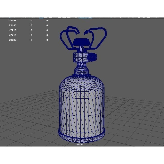 Stove Cylinder 3D Model – PBR Game-Ready Asset, FBX, OBJ, Blender - View 11