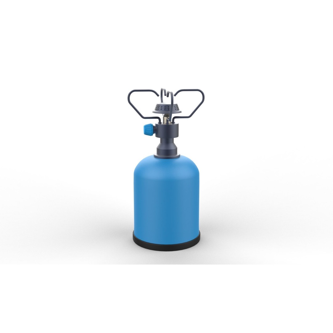 Stove Cylinder 3D Model – PBR Game-Ready Asset, FBX, OBJ, Blender - View 5