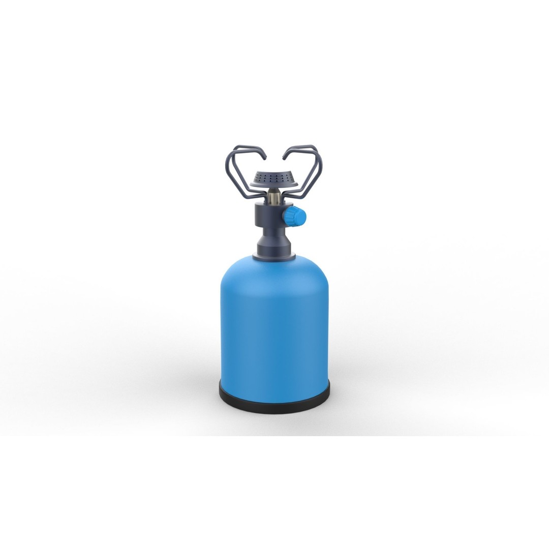 Stove Cylinder 3D Model – PBR Game-Ready Asset, FBX, OBJ, Blender - View 6