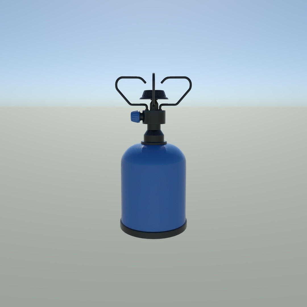 Stove Cylinder 3D Model – PBR Game-Ready Asset, FBX, OBJ, Blender - View 8
