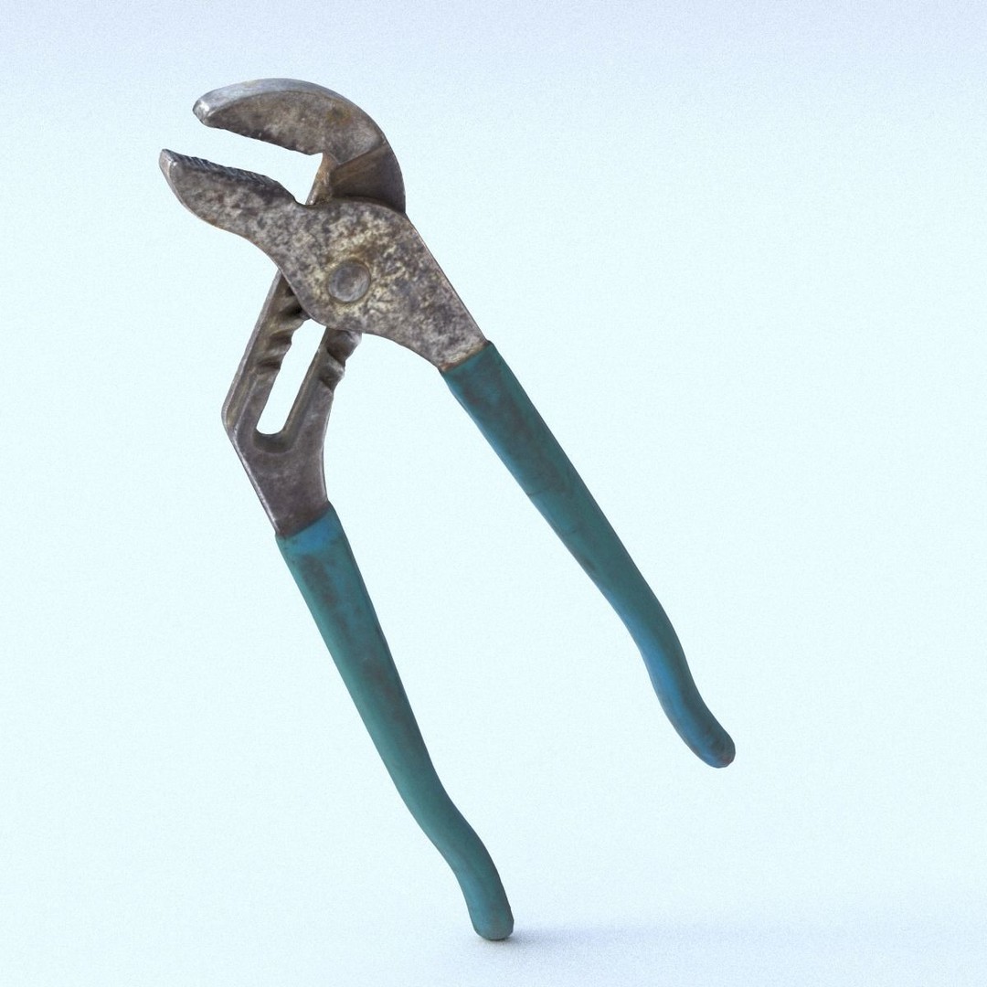 Wrench 3D Model – Middle Poly PBR Asset, FBX Format - View 10