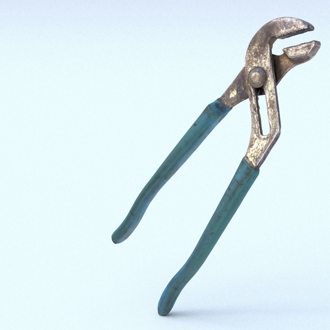 Wrench 3D Model – Middle Poly PBR Asset, FBX Format - View 11
