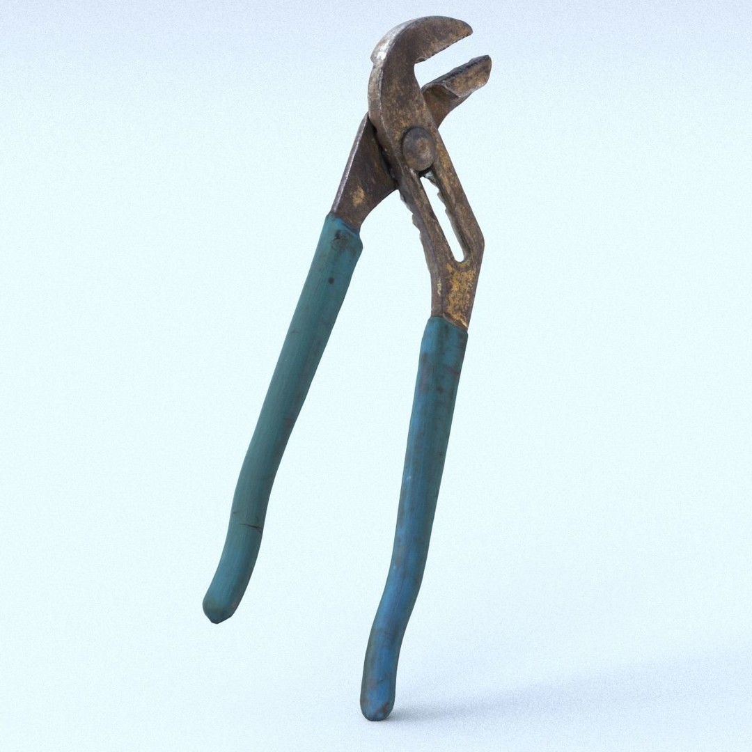 Wrench 3D Model – Middle Poly PBR Asset, FBX Format - View 12