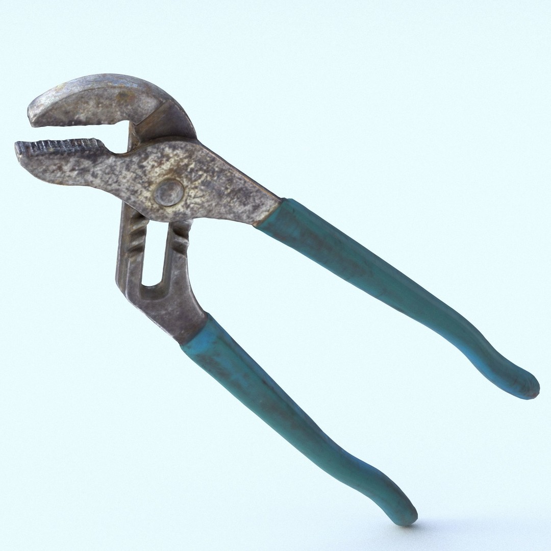 Wrench 3D Model – Middle Poly PBR Asset, FBX Format - View 3