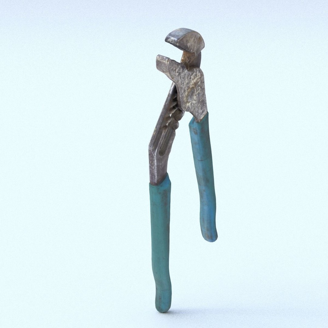 Wrench 3D Model – Middle Poly PBR Asset, FBX Format - View 8
