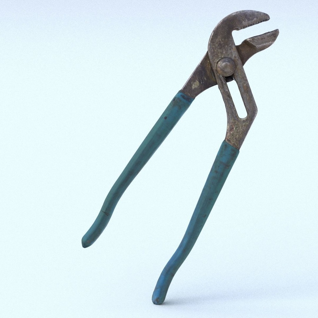 Wrench 3D Model – Middle Poly PBR Asset, FBX Format - View 9