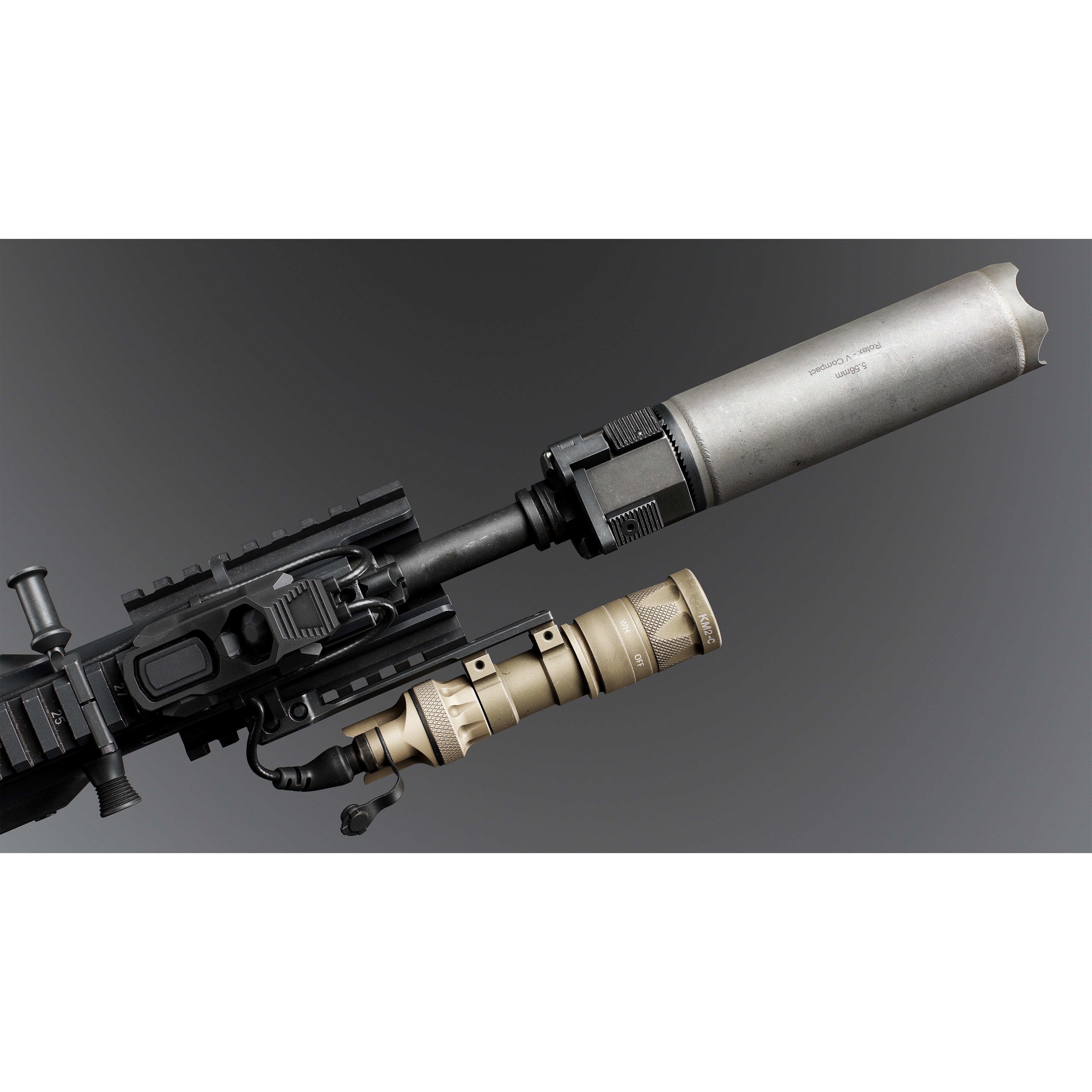 FN SCAR-SC - Low-Poly Game-Ready 3D Model - View 15