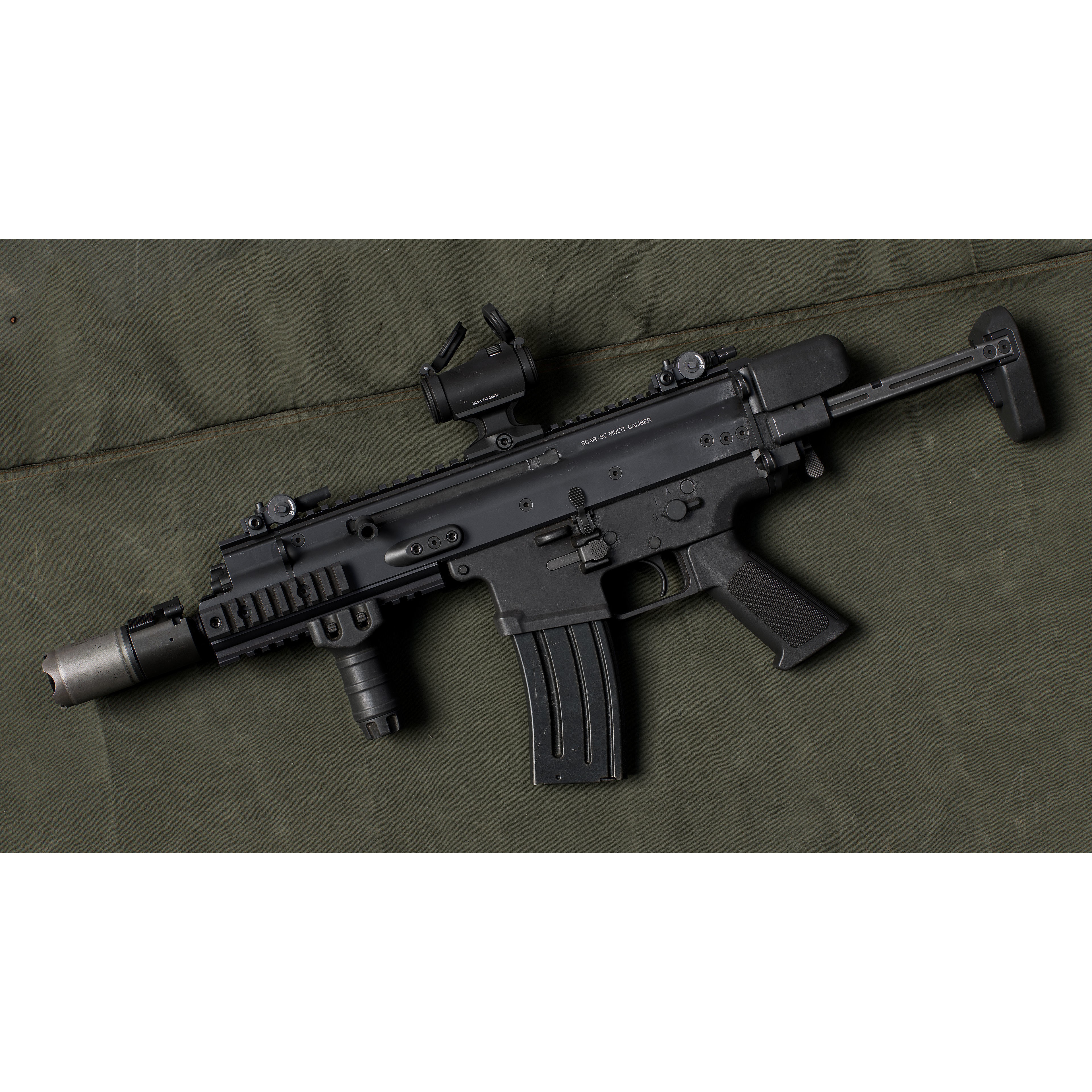 FN SCAR-SC - Low-Poly Game-Ready 3D Model - View 5