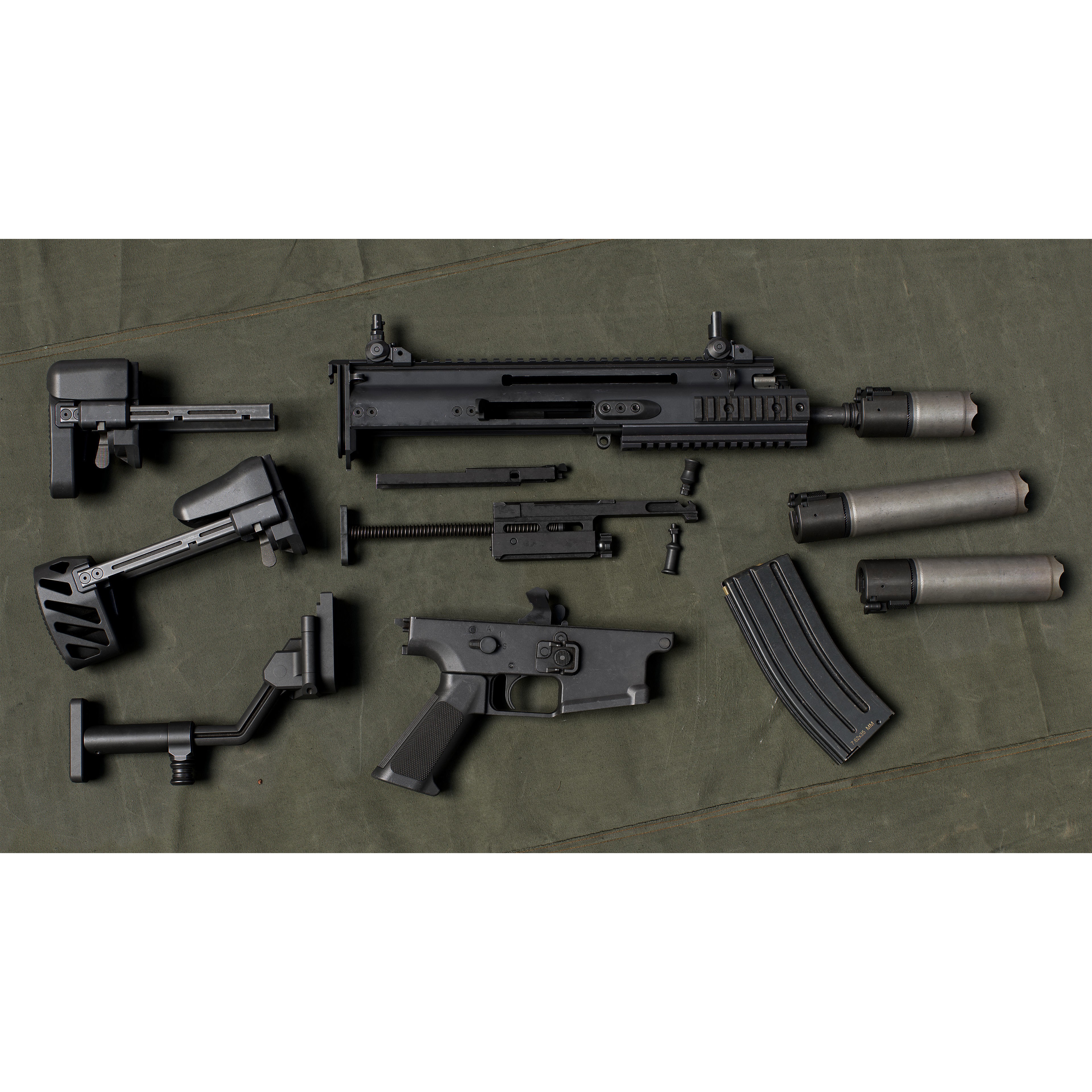 FN SCAR-SC - Low-Poly Game-Ready 3D Model - View 7