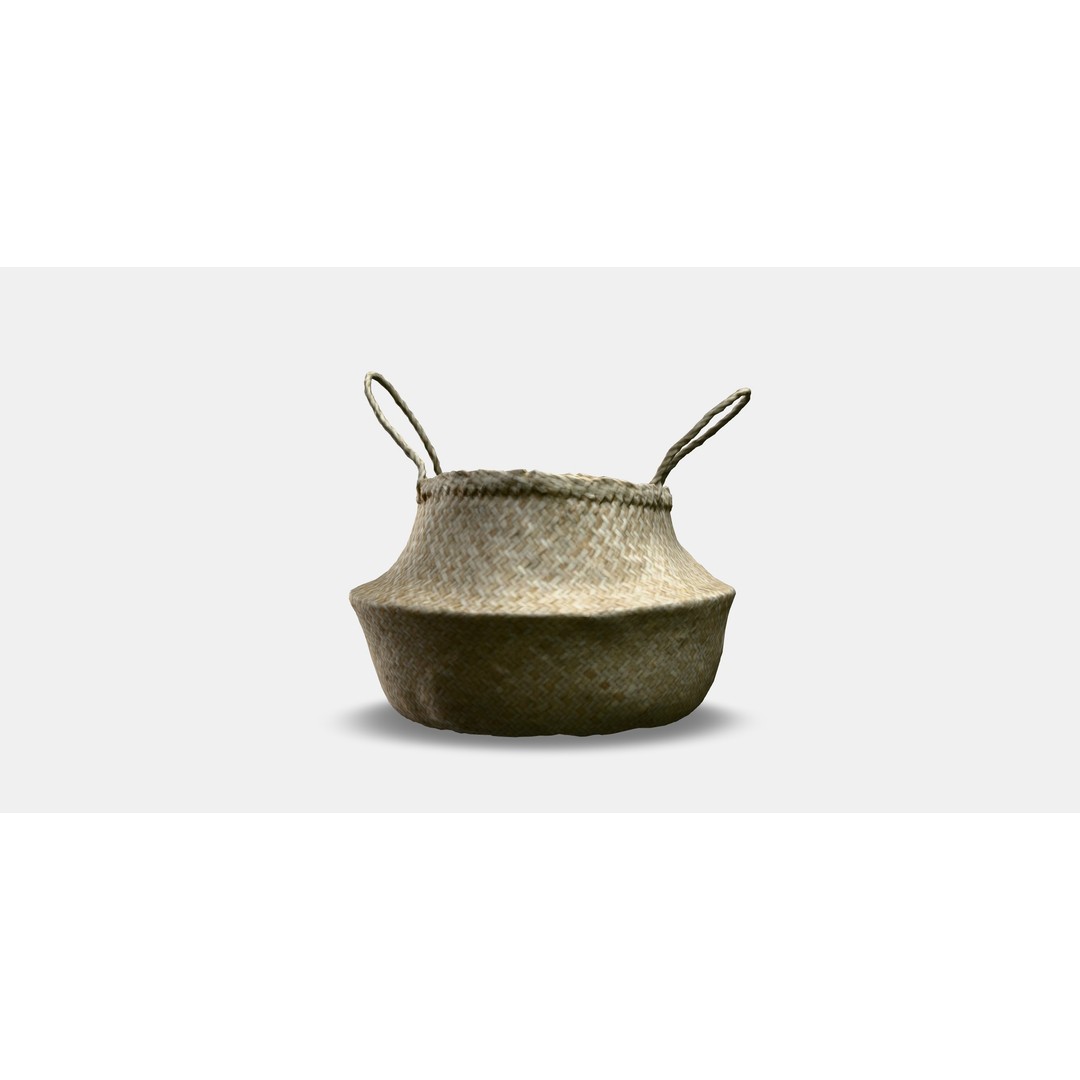 FLADIS Bin 3D Model – Low Poly Kitchenware with PBR Textures - View 3