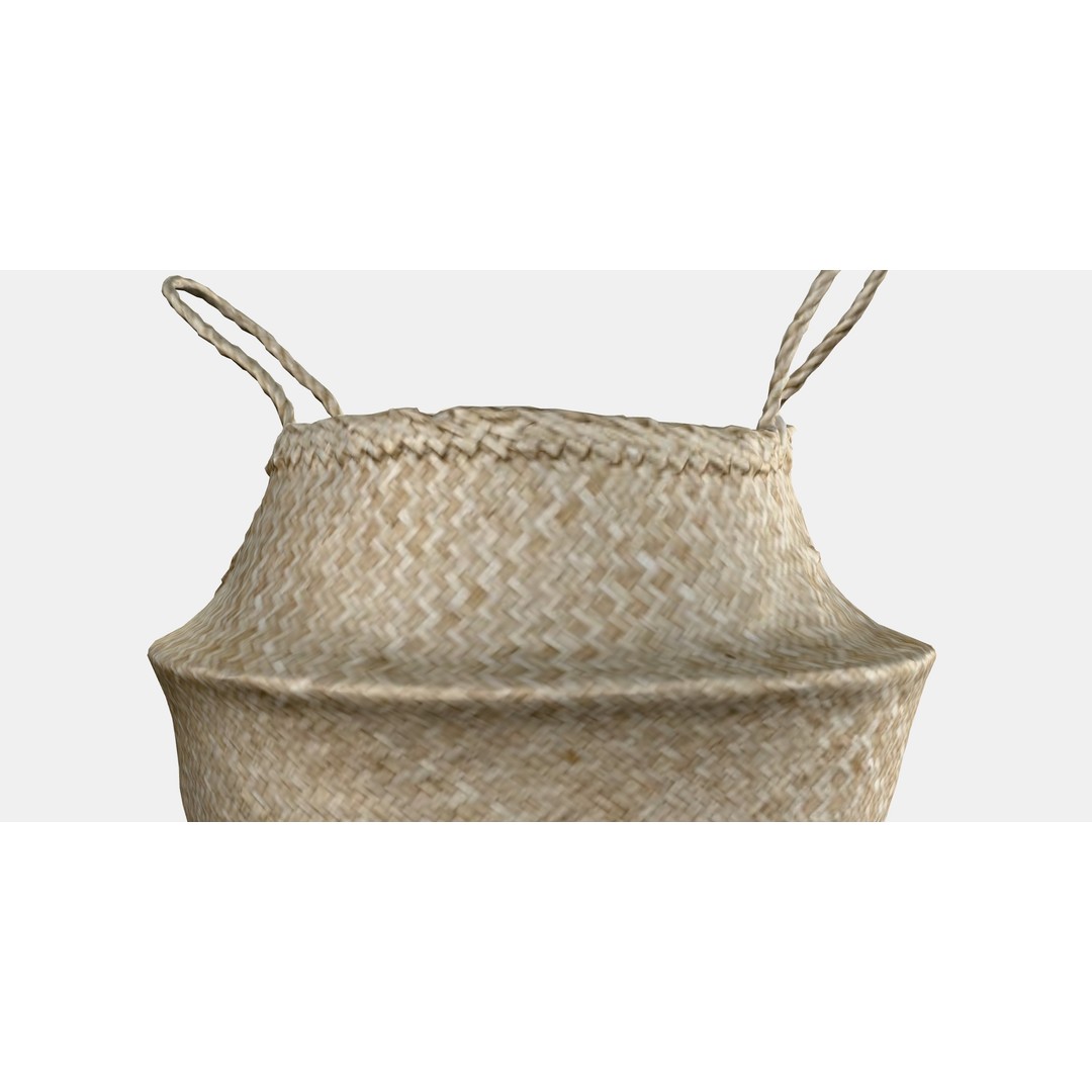 FLADIS Bin 3D Model – Low Poly Kitchenware with PBR Textures - View 4