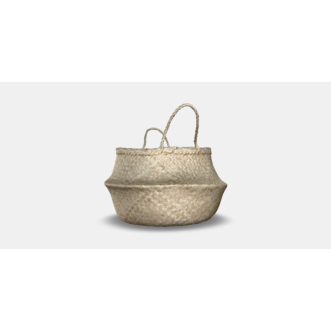 FLADIS Bin 3D Model – Low Poly Kitchenware with PBR Textures - View 5