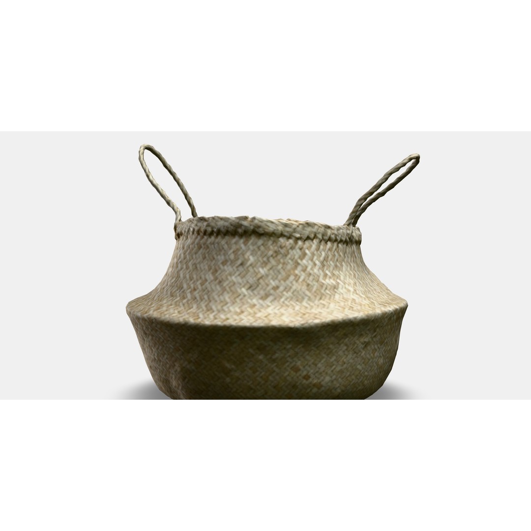 FLADIS Bin 3D Model – Low Poly Kitchenware with PBR Textures - View 6
