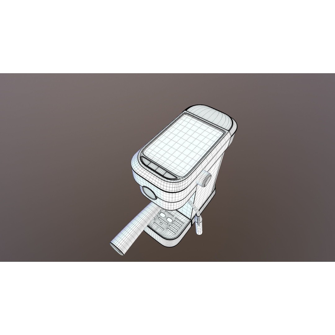 SEVERIN Coffee Machine 3D Model – Game Ready PBR Asset, FBX, OBJ - View 18