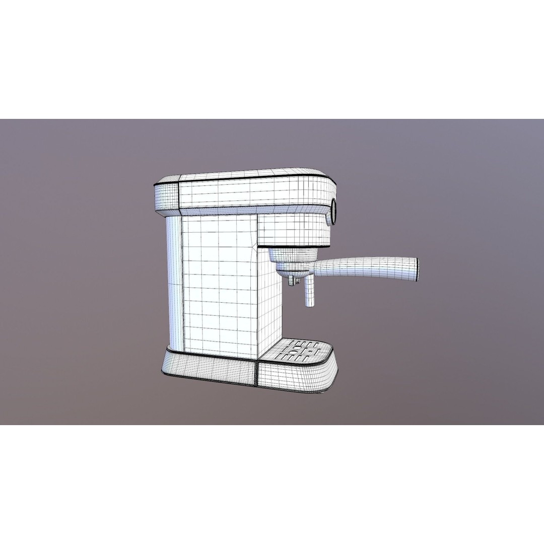 SEVERIN Coffee Machine 3D Model – Game Ready PBR Asset, FBX, OBJ - View 20