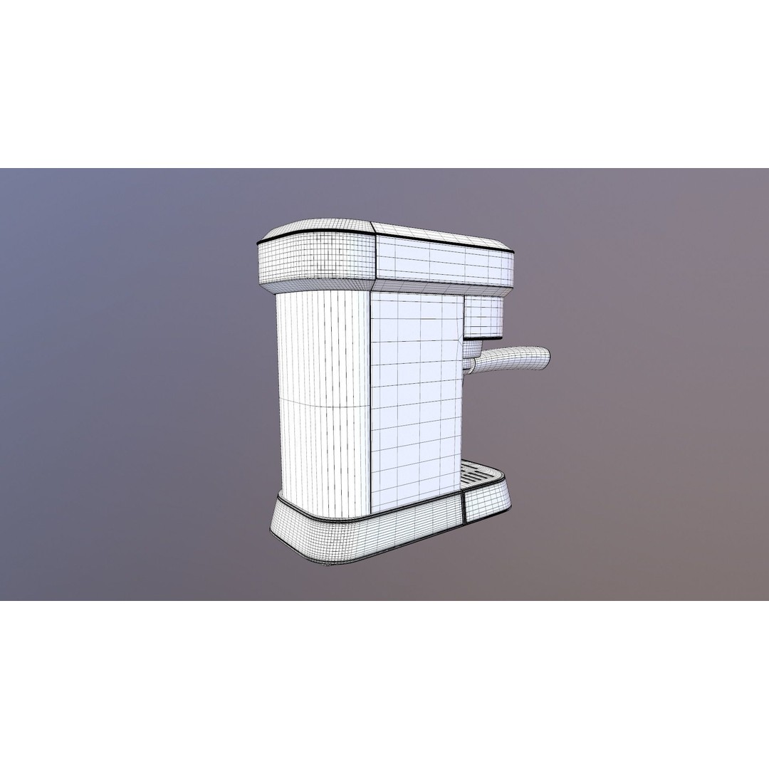 SEVERIN Coffee Machine 3D Model – Game Ready PBR Asset, FBX, OBJ - View 22