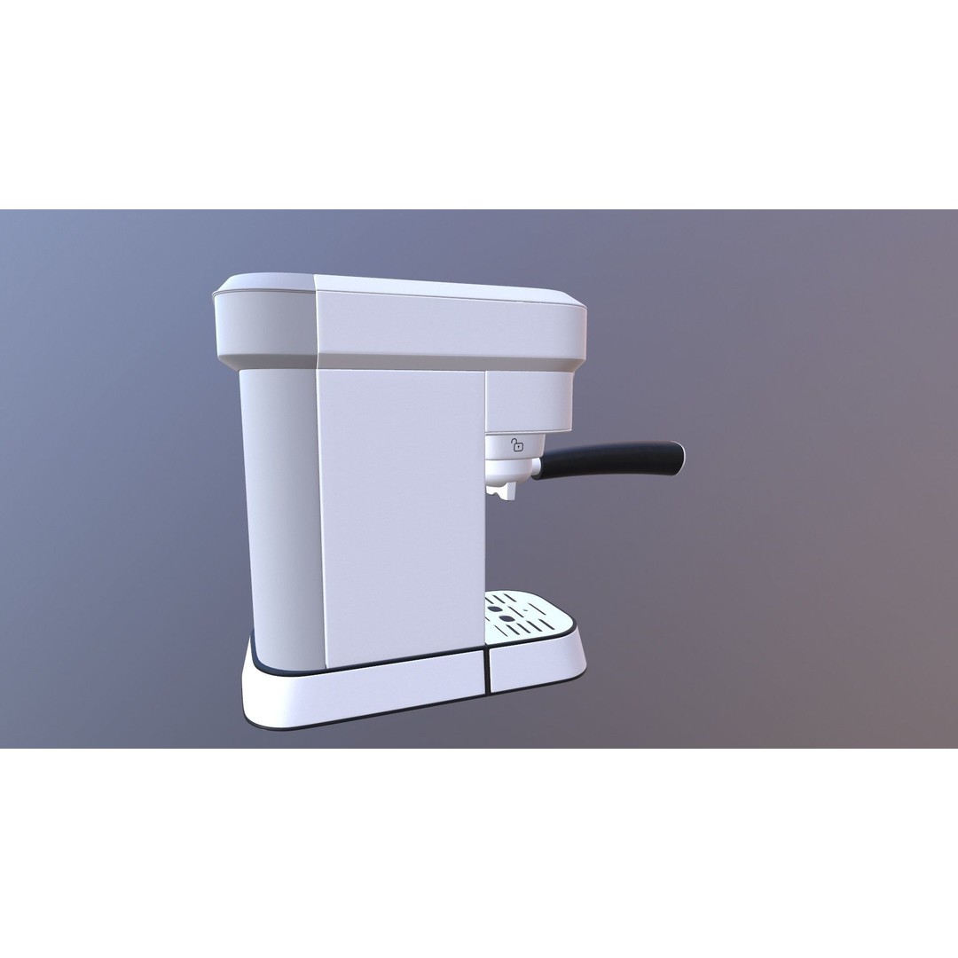SEVERIN Coffee Machine 3D Model – Game Ready PBR Asset, FBX, OBJ - View 6