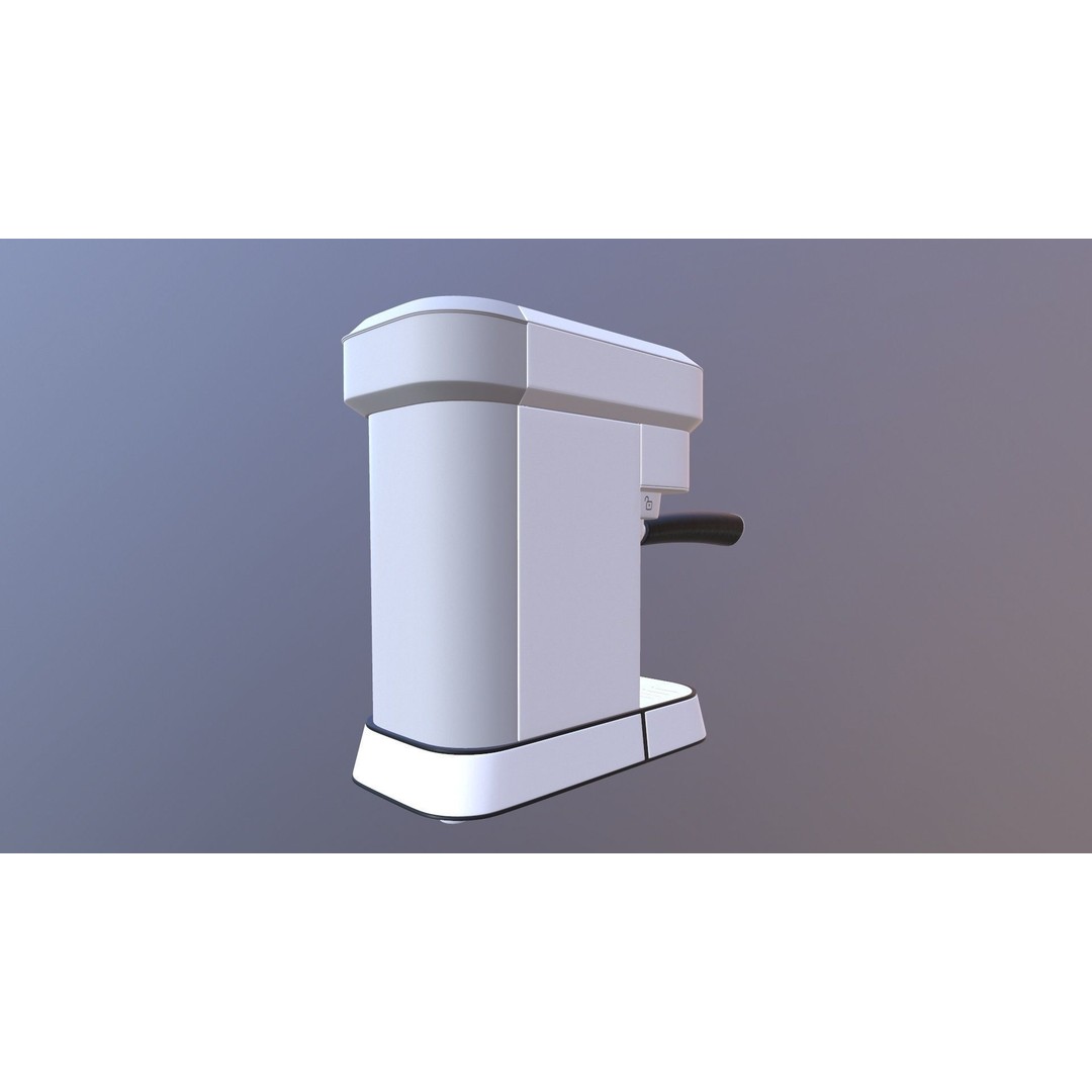 SEVERIN Coffee Machine 3D Model – Game Ready PBR Asset, FBX, OBJ - View 7