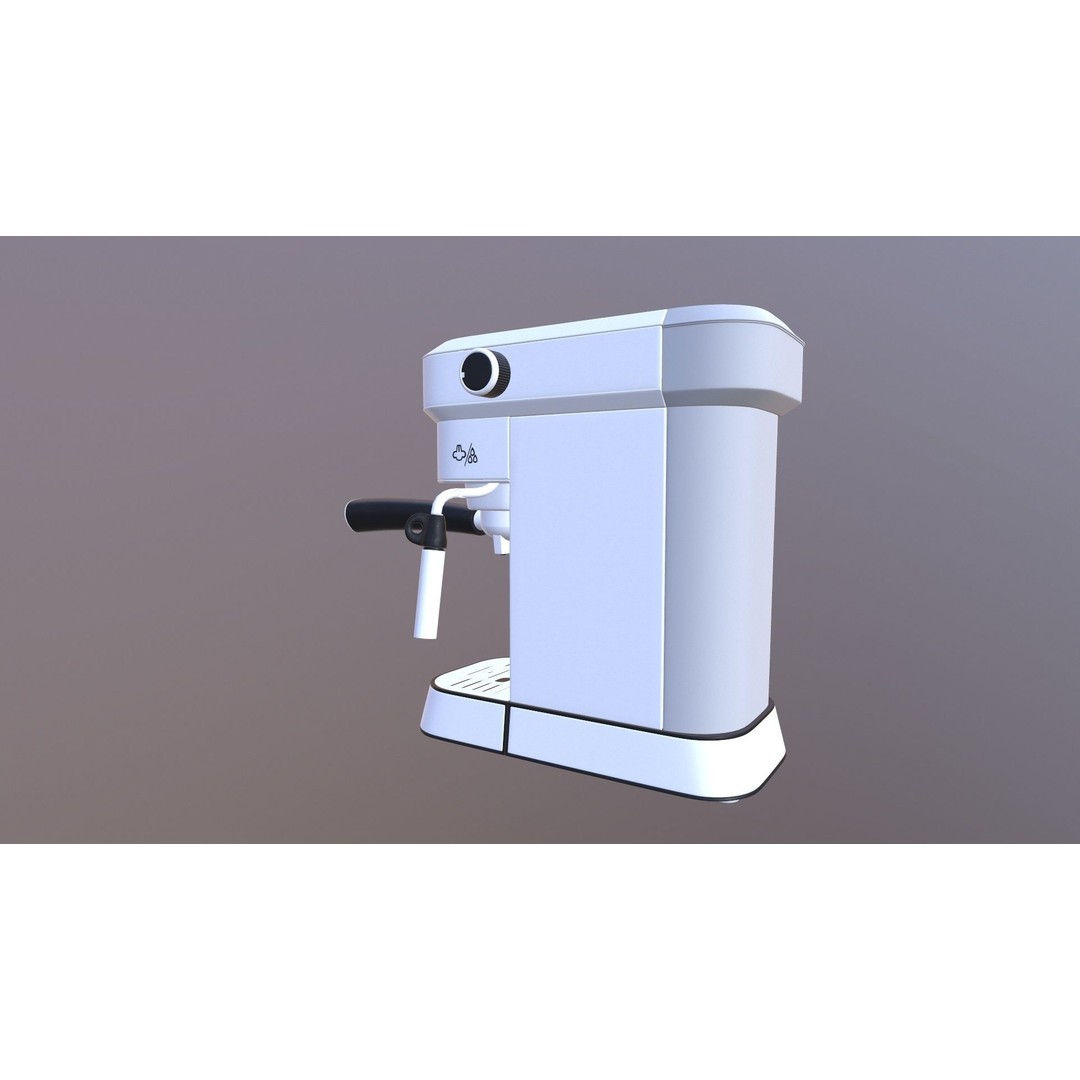 SEVERIN Coffee Machine 3D Model – Game Ready PBR Asset, FBX, OBJ - View 9