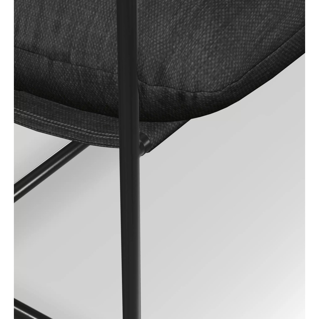 Metal Sling Chair 3D Model – Low Poly Game Asset, FBX, PBR Textures