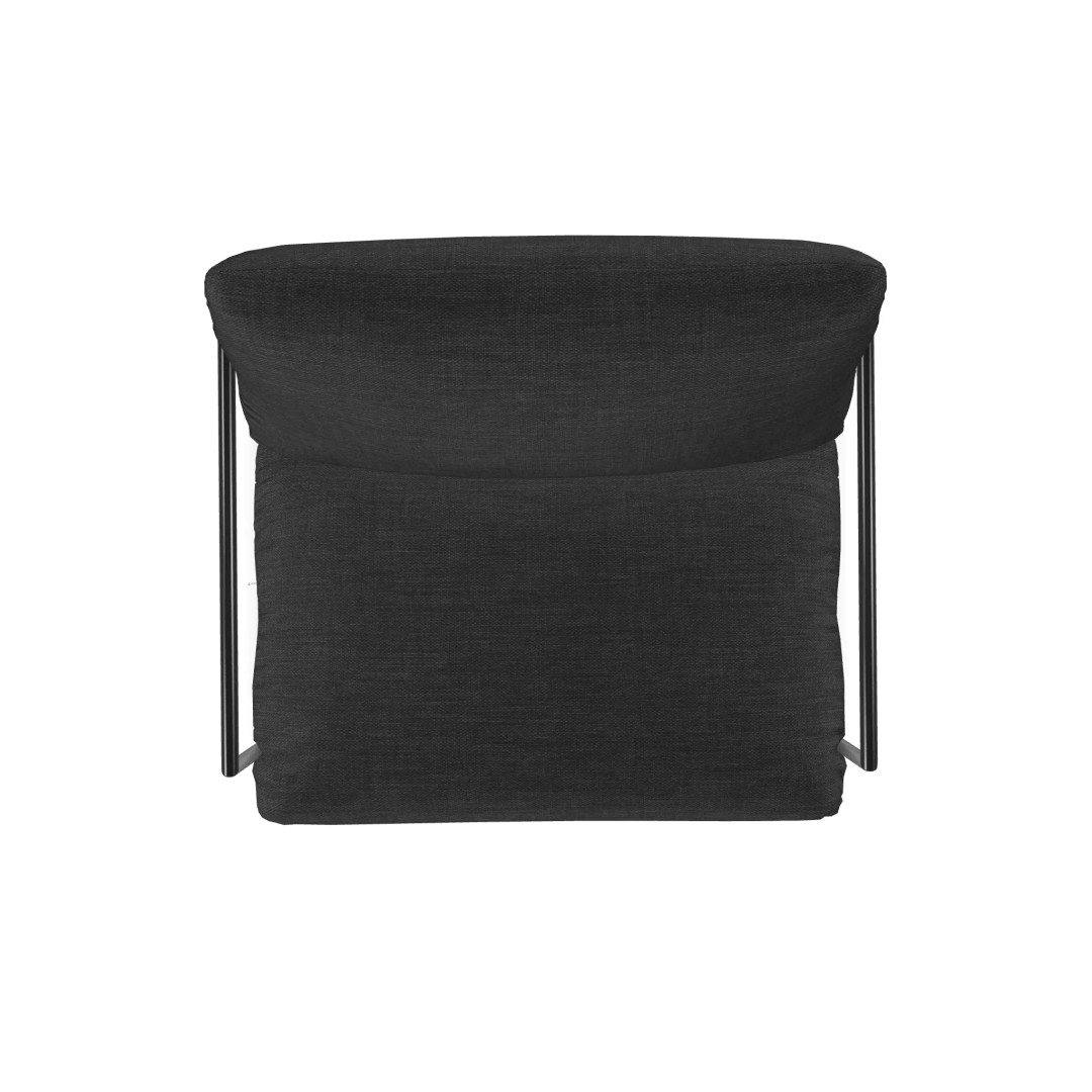 Metal Sling Chair 3D Model – Low Poly Game Asset, FBX, PBR Textures - View 10
