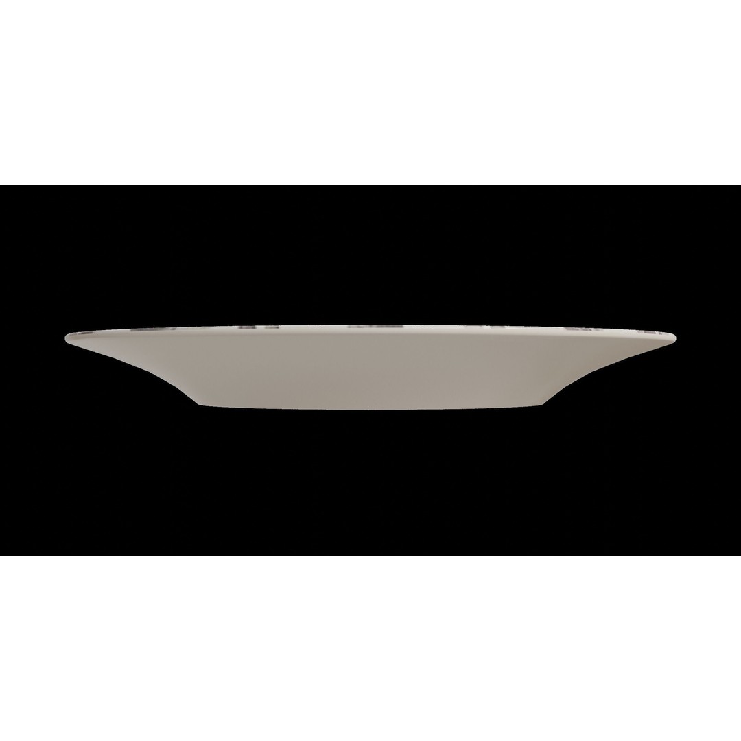 Bradford Plaid Salad Plate 3D Model – Low Poly Kitchenware, FBX