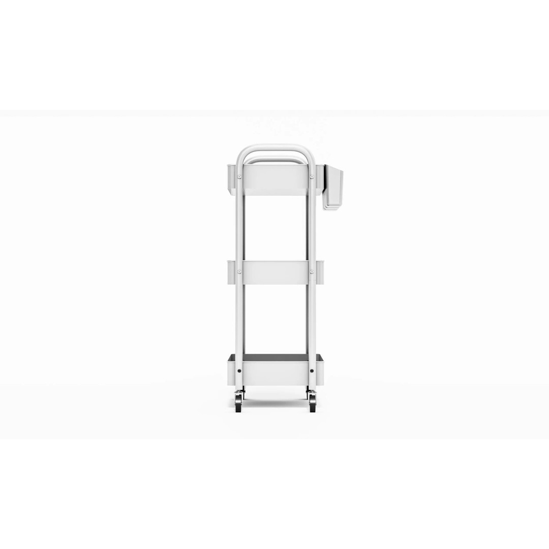 Minimal Rolling Storage Cart 3D Model – Modern Utility Organizer, FBX - View 10