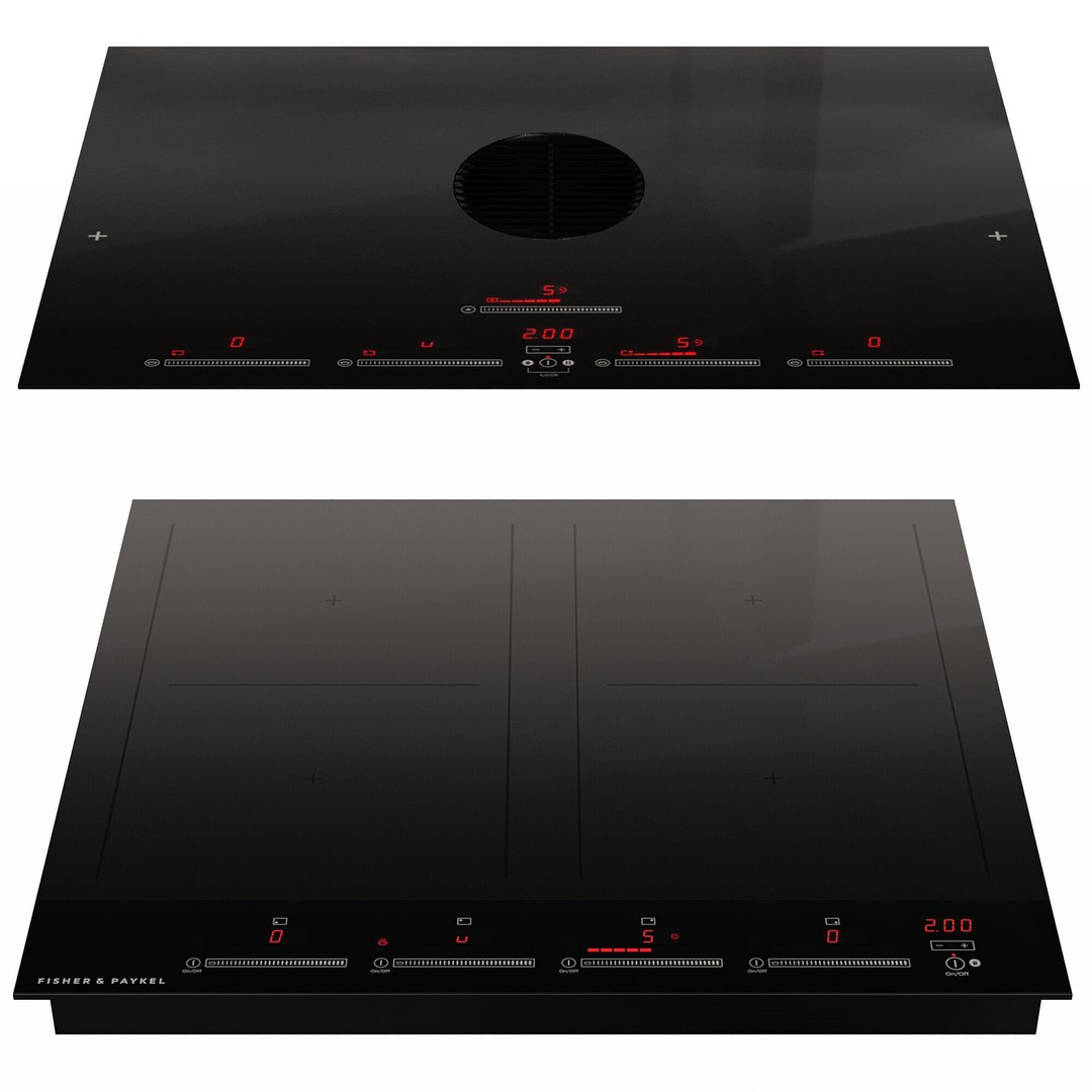 Fisher & Paykel Kitchen Appliance Set 3D Model – PBR Game-Ready FBX - View 9