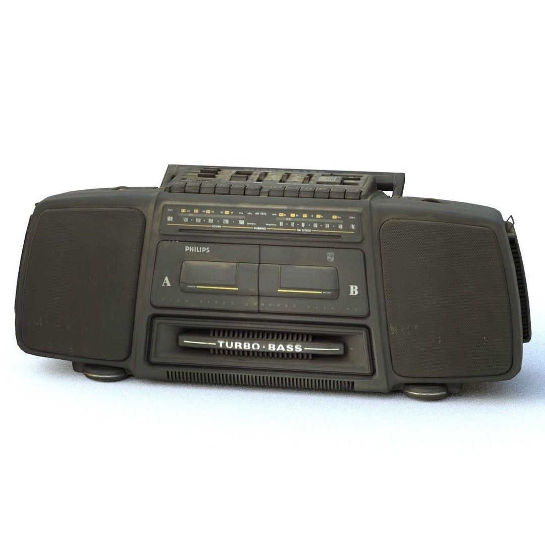 Music System 3D Model – Middle Poly PBR Scanned Asset, FBX - View 16
