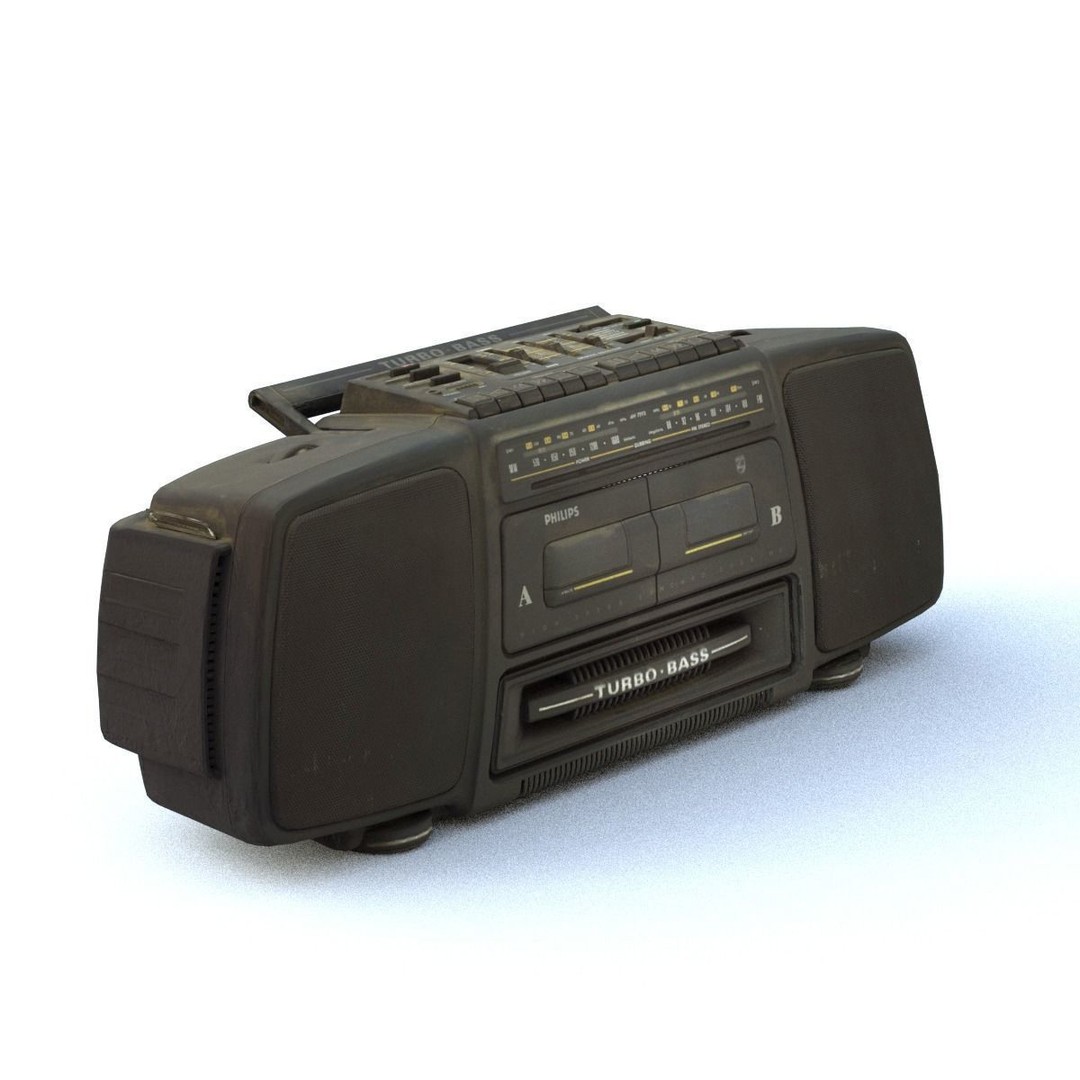 Music System 3D Model – Middle Poly PBR Scanned Asset, FBX - View 18