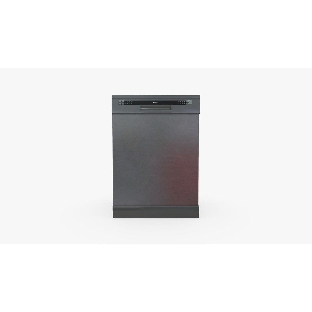 Amica DFM61E6qISMG Dishwasher 3D Model – Low Poly PBR Game Asset, FBX - View 4