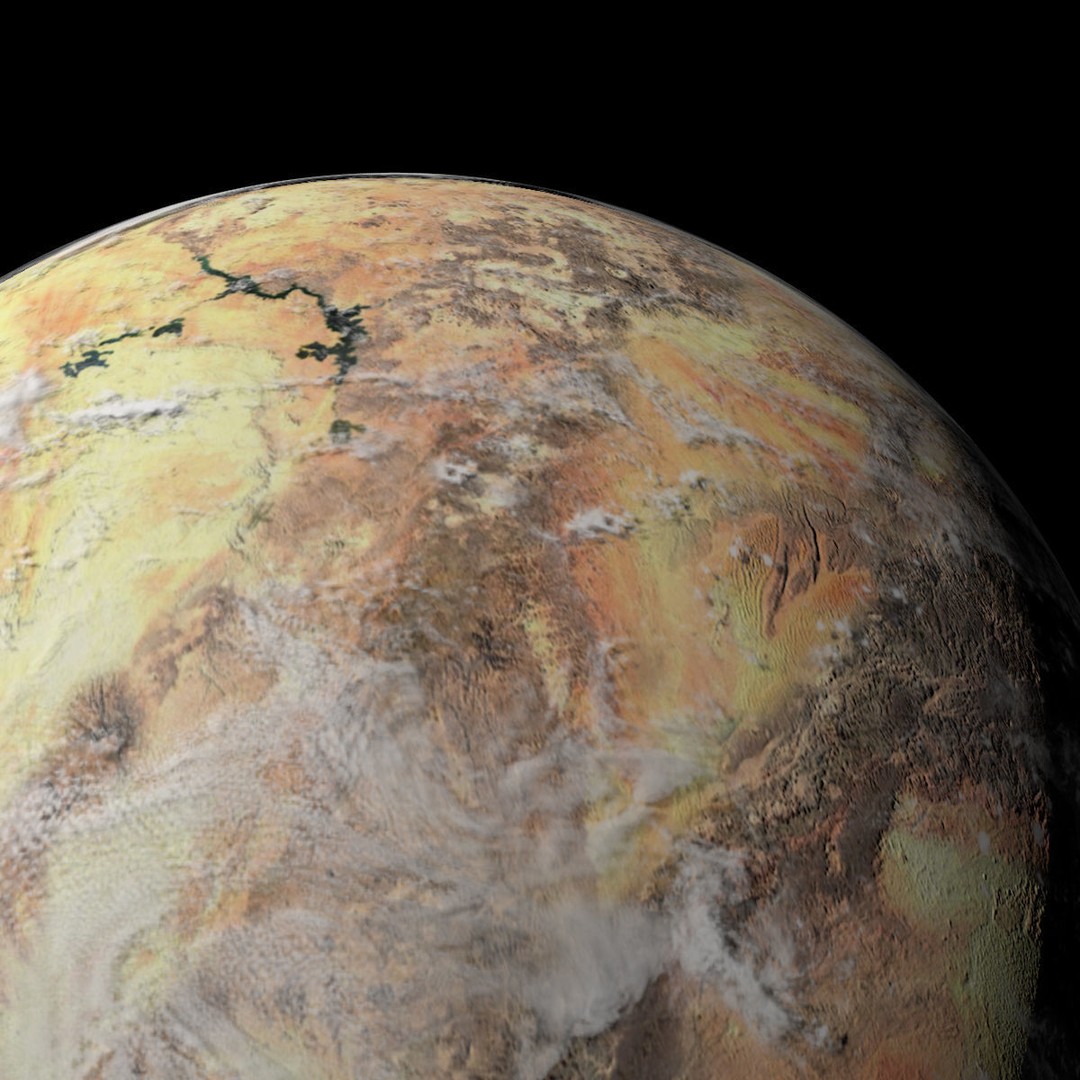 Desert Planet 3D Model – Low Poly Alien Terrain, FBX, OBJ - View 8