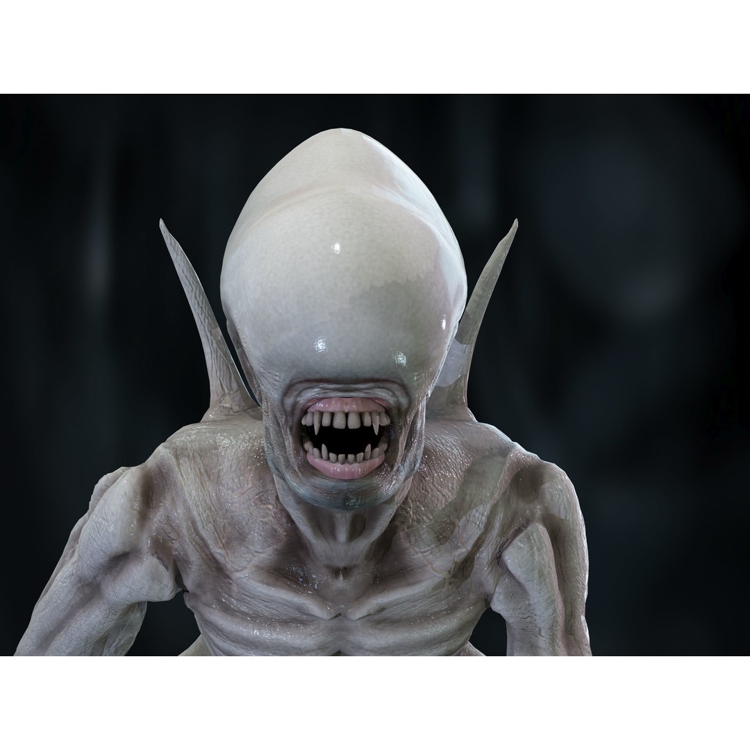 Neomorph 3D Model – Low Poly Rigged Character with PBR Textures - View 10