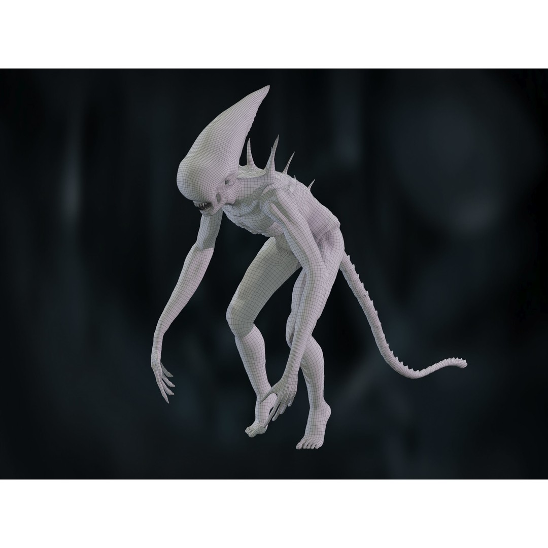 Neomorph 3D Model – Low Poly Rigged Character with PBR Textures - View 28