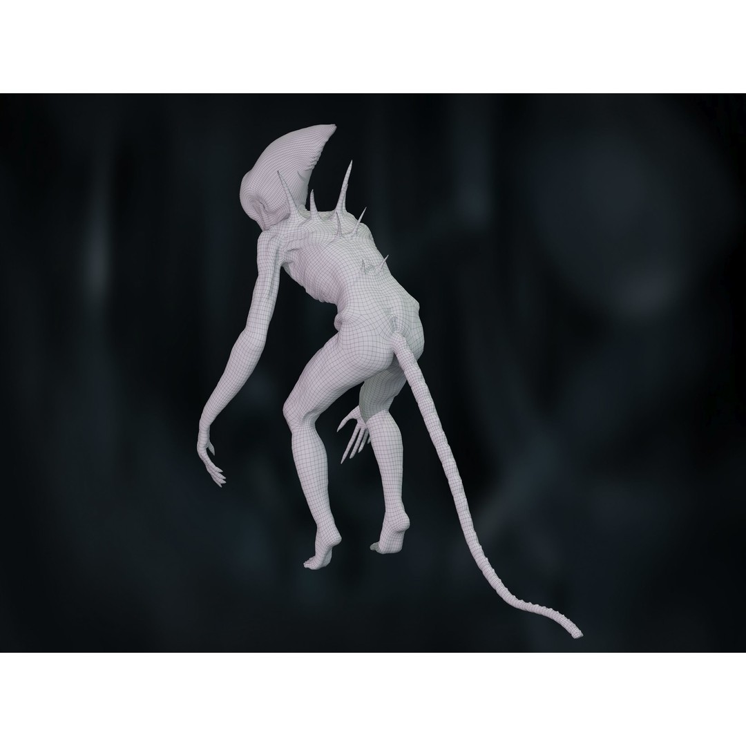 Neomorph 3D Model – Low Poly Rigged Character with PBR Textures - View 29