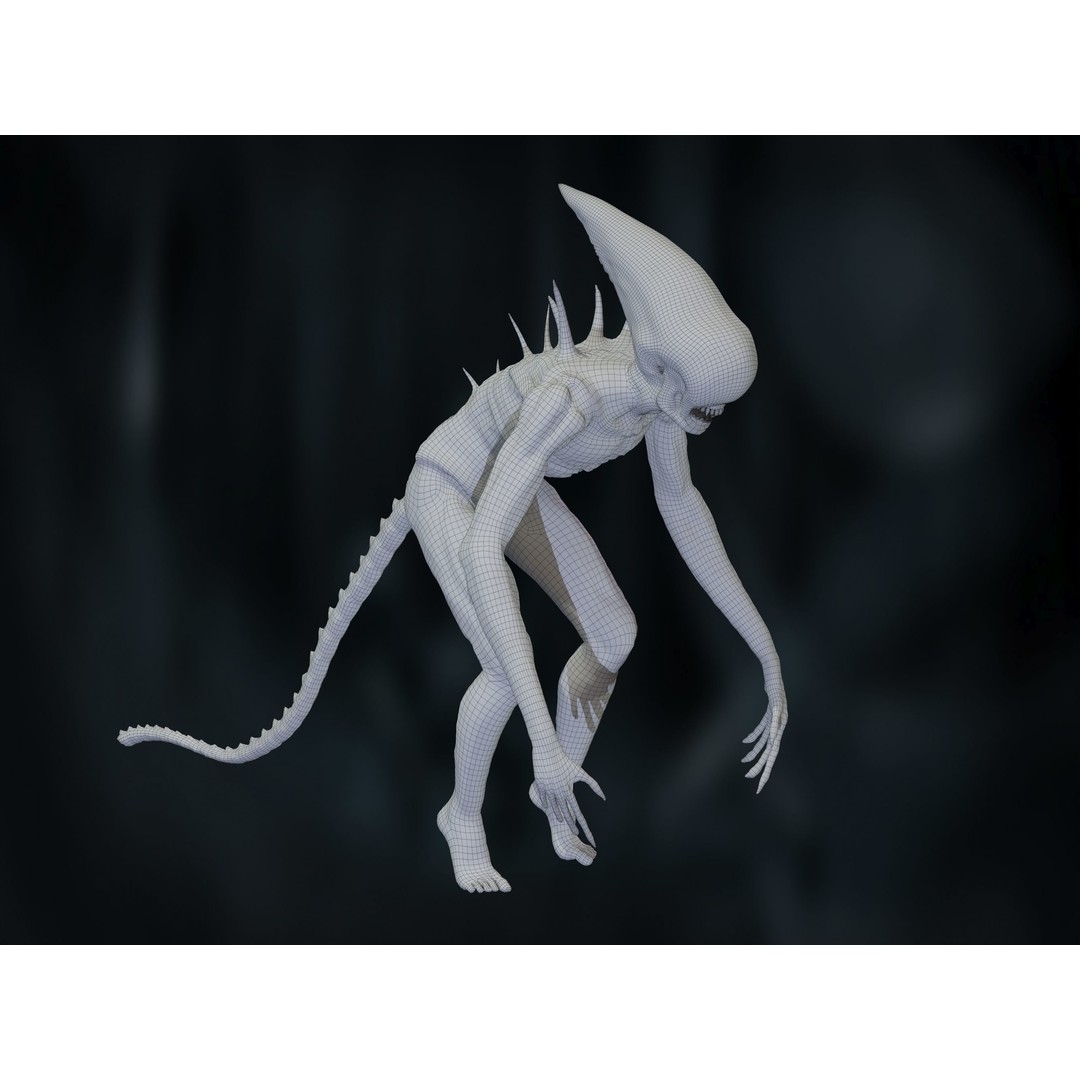 Neomorph 3D Model – Low Poly Rigged Character with PBR Textures - View 30