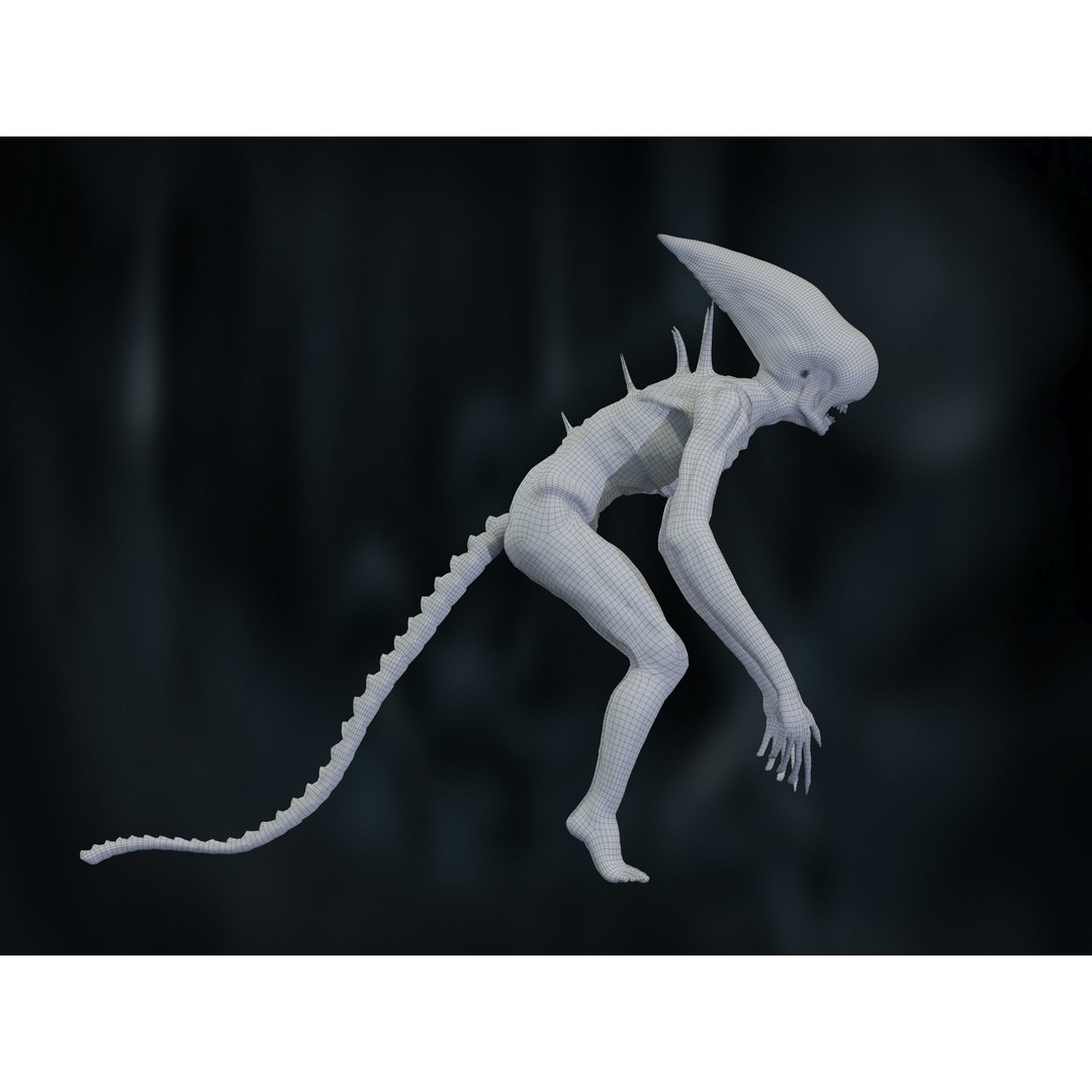 Neomorph 3D Model – Low Poly Rigged Character with PBR Textures - View 31