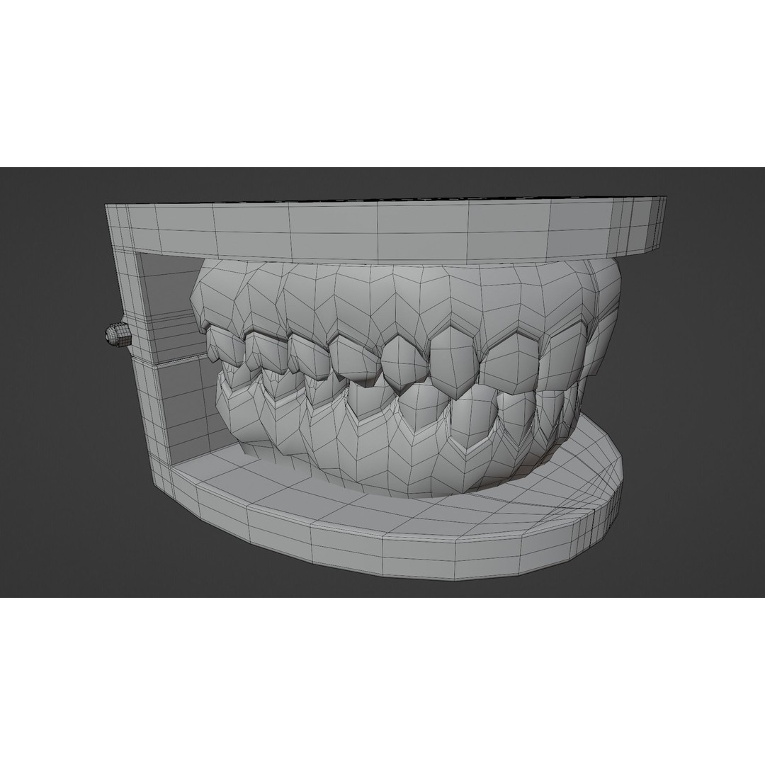 Dental Typodont Teeth 3D Model – Realistic Dental Asset, FBX, OBJ - View 11